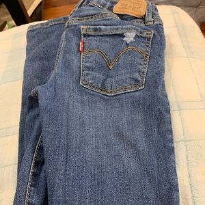 Levi’s stretch skinny jeans, size 7 Regular
